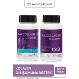Suda Collagen FXONE Kolajen Eklem-Kemik + Multiform Kolajen Saç Cilt Tırnak Destek Paketi 60+90 Tablet