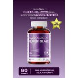 Suda Collagen Gummy Super Glaze Tip I-III NMN NADH 60 Çiğnenebilir Tablet