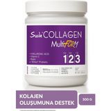 Suda Collagen Multiform 300 G Toz Takviye Edici Gıda – Kolajen, Probiyotik, Hyaluronik Asit, C Vitamini ve Biotin Içerir