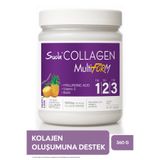 Suda Collagen Multiform Hidrolize Kolajen, Vitamin C,Biotin,Hyaluronik Asit,Saç,Tırnak,Cilt Ananas Aromalı 360g