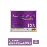 Suda Collagen Multiform Kolajen Tip 1 2 3 ,Vitamin C,Biotin,Hyaluronik Asit,Saç,Tırnak,Cilt 30Saşe
