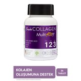 Suda Collagen Multiform Kolajen Tip 1 2 3 ,Vitamin C,Biotin,Hyaluronik Asit,Saç,Tırnak,Cilt 36 Tablet