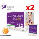 Suda Collagen Multiform Magnesium Portakal Aromalı 2 Adet 15 gr 30 Saşe
