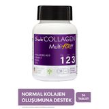Suda Collagen Multiform Tablet - Tip I-Iı-Iıı Kolajen - C Vitamini, Hyaluronik Asit, Çinko, Biotin | 36 Tablet