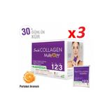 Suda Collagen Multiform Tip I,II,III Kolajen+Magnezyum+Probiyotik Cilt,Saç&Kas Portakallı 15gx30 Saşe 3 Kutu