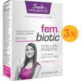 Suda Probiotic Fembiotic Kadınlar Için Probiyotik 30 Kapsül - 3 Adet (Toplam 90 Kapsül)
