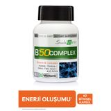 Suda Vitamin B-50 Complex B Vitamini İnositol & Kolin İçeren Multivitamin Enerji ve Yorgunluk Desteği 60 Kapsül