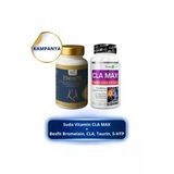 Suda Vitamin Cla Max 90 Softjel + Besfit Bromelain, Cla, Taurin, 5-Htp 60 Kapsül 60 Kapsül