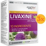 Suda Vitamin Milk Thistle Extract Livaxine 60 Kapsül - 3 Adet (Toplam 180 Kapsül) - Dezenfektan Hediyeli (%72 Alkol)