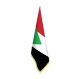 Sudan Bayrağı -Ofis-Makam-Toplantı Odaları - Saçaklı Makam Bayrağı