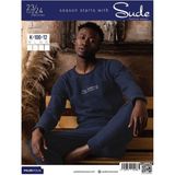 Sude Erkek Kışlık Polar Pijama Takımı K100/12 - 1 Adet - Lacivert - XL