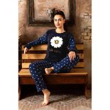 Sude Kadın Kışlık Genç Welsoft Pijama Takımı K 200/606 - 1 Adet Lacivert-S