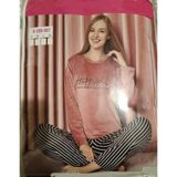 Sude Kadın Kışlık Kadife Pijama Takımı K200/807 - 1 Adet Pudra-S