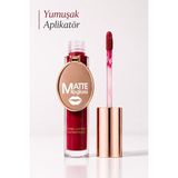 Sudedi Home Kalıcı Mat Likit Ruj Waterproof Matte Lipgloss Suya Dayanıklı Gül Kurusu Nude Ton Yoğun Renk Veren Ruj 06 Berry-Rose - Vişne - Bordo