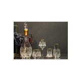 sudeka 61 Parça 12 Kişilik Dantel El Dekor Kristal Kesme Gold Cam Su Takımı