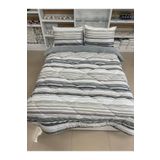 Sudemhome Çift Kişilik Çift Taraflı Lüx Welsoft Elit Yorgan Yumuşak Polar Yorgan ve Yastık Kılıfı Tasel Gri