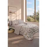 Sudemhome Çift Kişilik Çift Taraflı Peluş Welsoft Pufidik Polar Uyku Seti (Yorgan + Battal Lastikli Çarşaf + 4 Yastık Kılıfı)