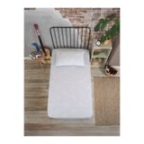 Sudemhome Tek Kişilik Pamuklu Fitted Lastikli Çarşaf ve Yastık Kılıfı | Hava Geçirgen ve Yumuşak Penye Çarşaf 100x200 + 30 cm - Gri