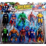 Suden Avengers Yenilmezler Oyuncak Hulk Thor Taşadam 10 Lu Set - Renkli