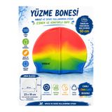 SUDESA OYUNCAK DESENLİ SİLİKON YÜZME BONESİ HAVUZ VE DENİZ İÇİN ESNEK BONE 23X19 CM MAKSİMUM 50 CM BAŞ ÇEVRESİ 708603