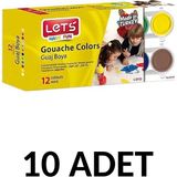 Südor 10 Adet 12 Renk x 25 ml Guaj Boya