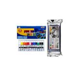Südor 12 Renk (108 Ml) Akrilik Boya Ve 500 Gram Beyaz Seramik Kil