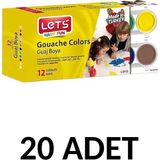Südor 20 Adet 12 Renk x 25 ml Guaj Boya