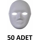 Südor 50 Adet Karton Maske Küçük Yüz