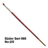 Südor 995 No 2/0 Yan Kesik Sentetik Fırça