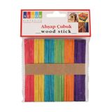 Südor Ahşap Dil Çubuğu Küçük Renkli Set