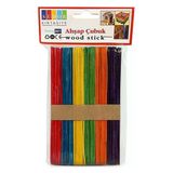 Südor Ahşap Dil Çubuğu Renkli Küçük - 3 Paket