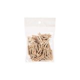 Südor Ahşap Mandal Seti, Doğal Renk, 2.5 cm, 30'lu Paket