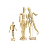 Südor Ahşap Model Manken 20 cm Hareket Ettirilebilir Figür Renk Seçenekleri ile Sanatsal Malzeme