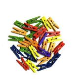 Südor Ahşap Renkli Mandal 22 mm (ortalama 30adet)