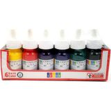 Südor Airbrush Mürekkebi Seti 6 Renk x 30 Ml.