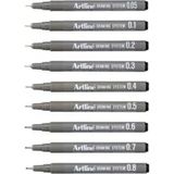 Südor Artline Drawing System Teknik Çizim Kalemi 9'lu Tam Set
