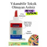 Südor Beyaz Su Bazlı Yıkanabilir Toksik İçermeyen 40gr Güçlü Yapıştırıcı *1 Adet