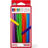 Südor BS97 12 Renk Yumuşak Toz Pastel Boya Seti