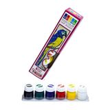 Südor Cam Boyası 6 Renk 15 ml 1 Paket Cam Vitray Boyası Vitray Boya Seti 6 lı
