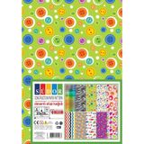 SÜDOR DESENLİ ELİŞİ KAĞIDI 23X33 90GR 10 DESEN