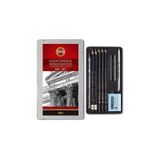 Südor Gioconda Art Set 10 Parça Karakalem Resim Seti Metal Kutu