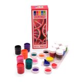 Südor Guaj Boya 12 Renk x 20 Ml Su Bazlı Tüp 1 Paket Südor Guaj Boya Seti Şişe İçerisinde 12 li