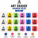 Südor Hamur Silgi 18 Li Paket Çok Renkli