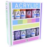 südor kırtasiye 1955 Monalisa Akrilik 12x70 Ml Set (bulut Mavi)