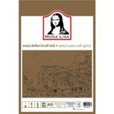 Südor Mona Lisa Eskiz Defteri Kraft Telli A5 120 gr 50 yp