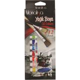 Südor Mona Lisa Yağlı Boya Seti 12 Renk 12 ML 72512