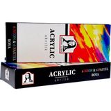 südor monalisa akrilik boya 12 renk x 22 ml neon + pastel ml124 - Yok