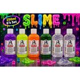 Südor Monalisa Slime Jeli 6lı Set (4 Adet 250ML+2 Adet 250ML Boraks) - Çok Renkli - 3+