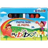 Südor MyDido 8 Renk Pastel Boya Karton Kutu İçinde Çocuklar İçin Güvenli Boyalar