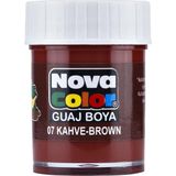 Südor Nova Color Guaj Boya Kahverengi Şişe - 4 Adet